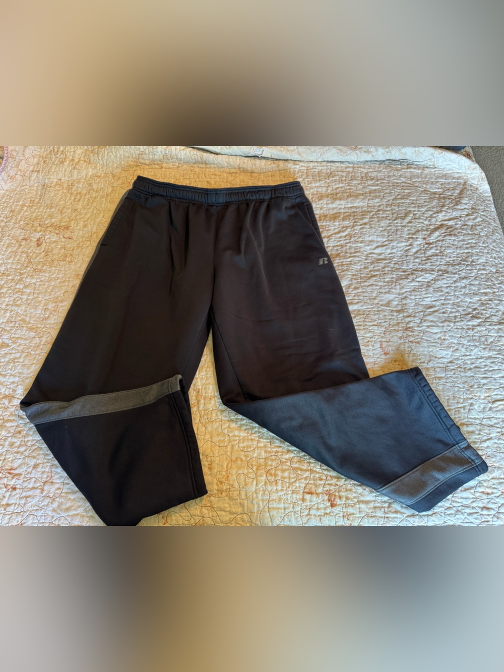 Russell Athletic Men's Black Jogger Sweatpants
